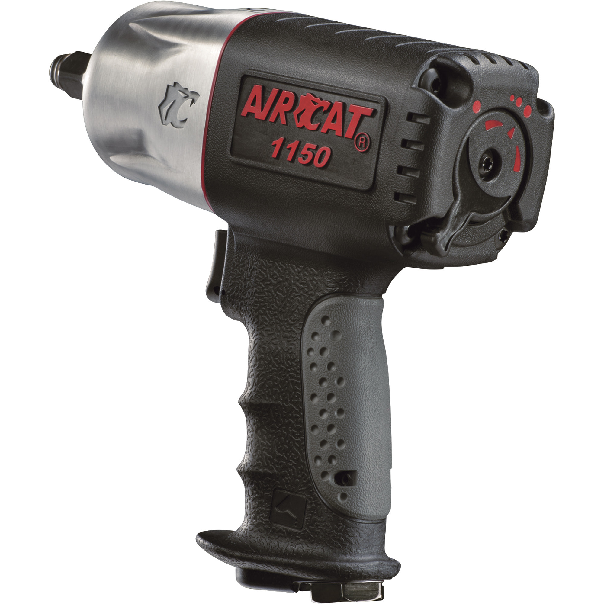 AIRCAT Composite Air Impact Wrench, 1/2in. Drive, 8 CFM, 1295 Ft./Lbs. Torque, Model# 1150